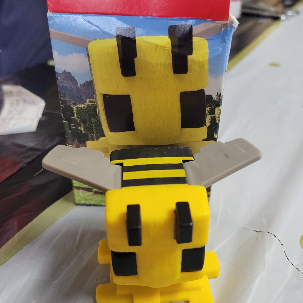 Minecraft Movie Bumblebee McDonald's Toy